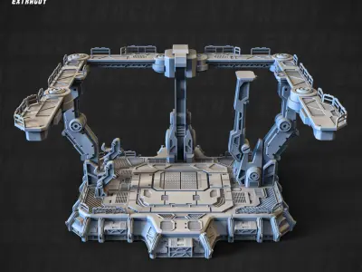 Wasabi Base Hangar 3d Printable 3D print model
