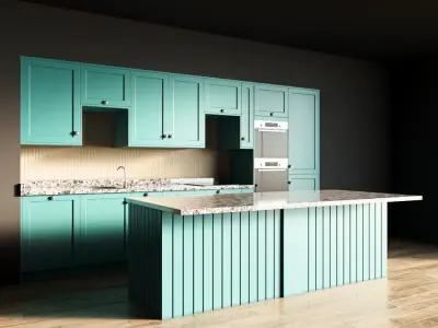 28-Kitchen4 matte 3 3D model
