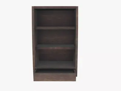 Wooden Cupboard Low-poly 3D model