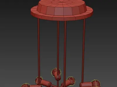 Arteriors Haskell Chandelier 3D model