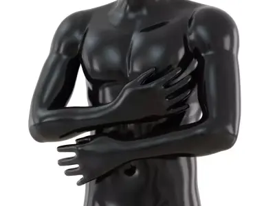 Sports torso headless mannequin for shop 103 3D model