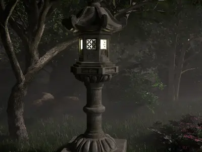 Pagoda Lantern 3D model