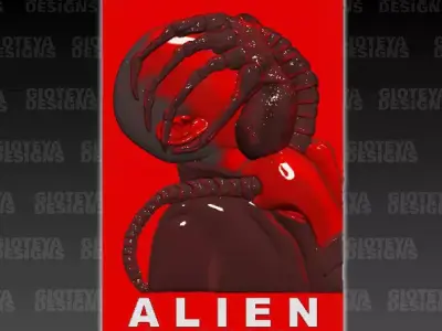Alien Romulus Poster 3D model