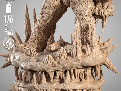 STAR WARS Wampa Sculpture 3D print model