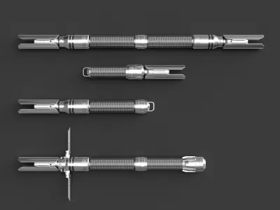 Jedi Survivor - Jaro Tapal Cal Kestis Lightsaber Parts LGT XRGB 3D print model