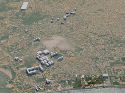 Cabinda - Angola 3D model