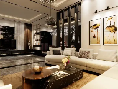 modern villa  3D model