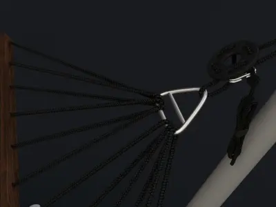 Hamac model hammock 3D model