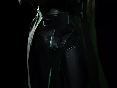 Doctor Doom Low-poly 3D model