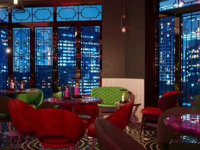 The Bar with lighting 3D model