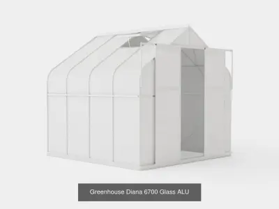 Collection of Greenhouse Diana - 9 Models 3D Model Pack