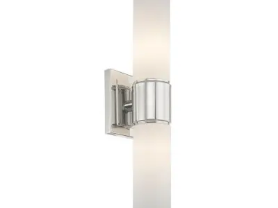 Baleria Steel Flush Mounted Sconce Free 3D model