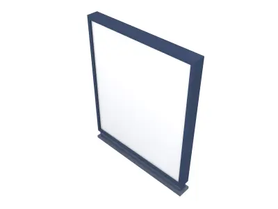 Advertising Display LCD Mockup v7 003 Low-poly 3D model