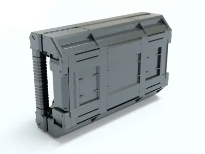 Sci-Fi Storage Box 3D model