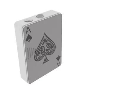 Playing Card Type Lighter 3D model