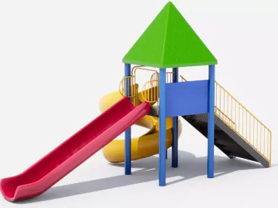 Playground Low-poly 3D model get