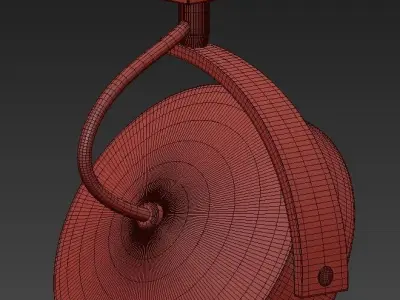 Technical pair of rails 3D model