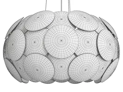 CUMULUS HUMILIS CHANDELIER Low-poly 3D model