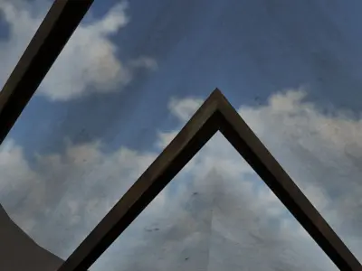 Skylight Window 2 Low-poly 3D model