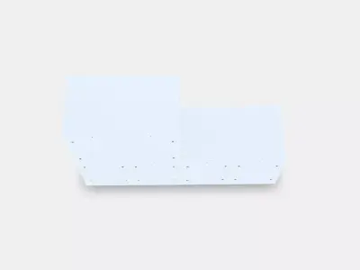 NORDLI Chest of 8 drawers 4 Low-poly 3D model