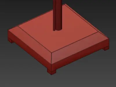 Sweet floor lamp and table lamp 3D model