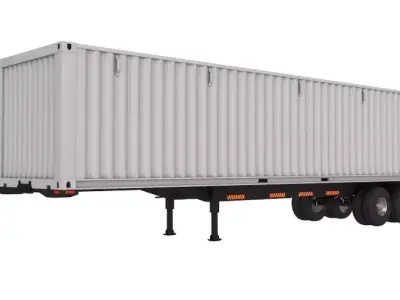 Container Trailer 3D model