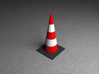 traffic cone  Free 3D model
