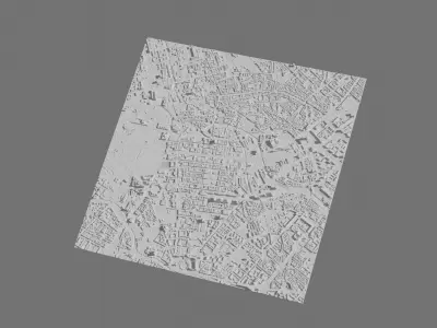 Berlin 3D Printing stl file 3D Model of Berlin 3D print model