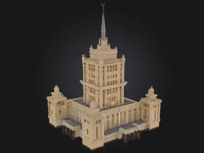 Majestic Tower Grand Architectural Landmark 3D model
