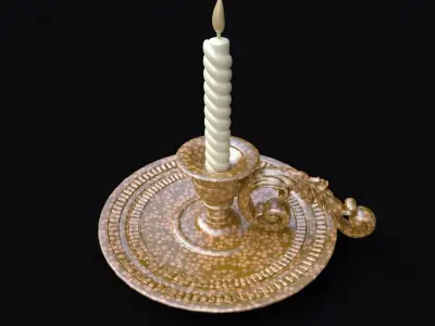 chandelier candle holder 3D model