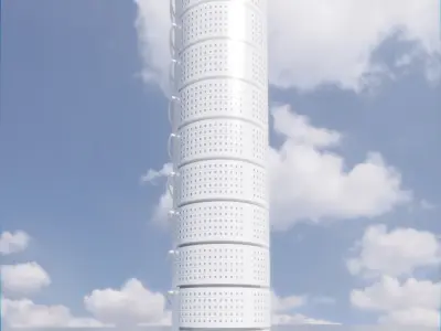 Parametric Building 1b14 3D model