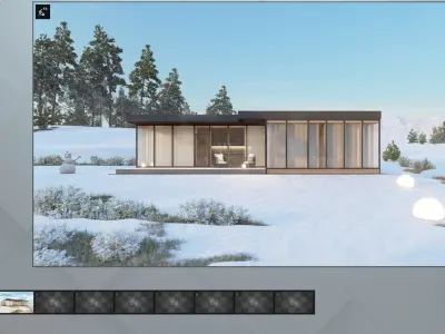 Lumion 12 winter scene  3D model