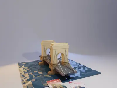 Landmarks of the world H to K Low-poly 3D model