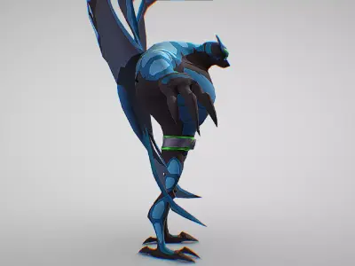 Big Chill - Omnitrix DNA sample Necrofriggian - Ben 10 Omniverse Low-poly 3D model