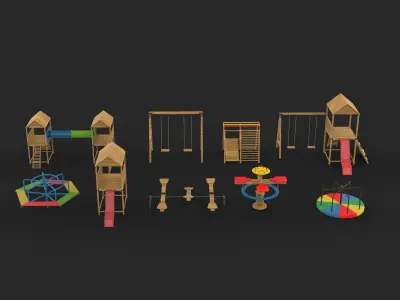 Playground pack 3D model