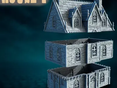 Gothic House 3D print model
