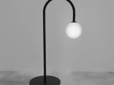 Minimalistic table lamp Free 3D model