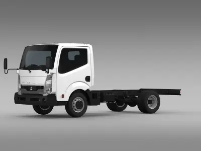 Mitsubishi Fuso Canter Guts Chassi 2017 3D model