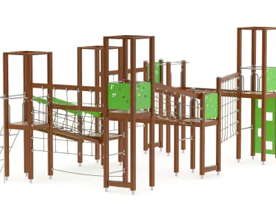 Lappset Motoric Track 03 3D model