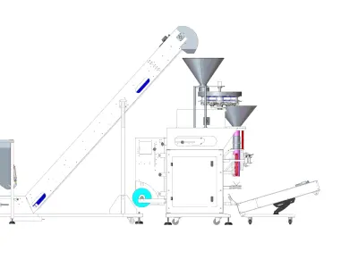 Volumetric Filler Machine 3D model