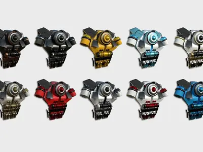 98 SciFi Backpacks Super Collection - Fashion Character Design