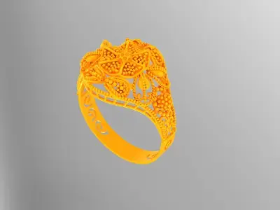 Gold Ring 23 3D print model