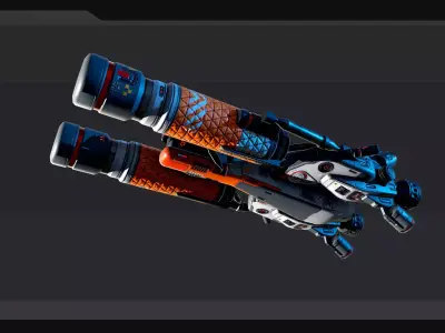 SF Scoup Ship - EX3 Low-poly 3D model