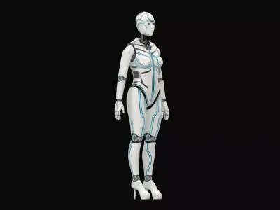 Cyborg Eva 3D model