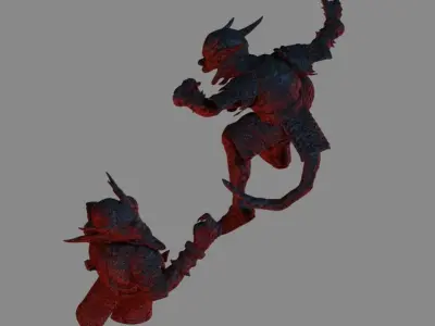 Fox Mountain Secret Cave - rock platform kid 3D model