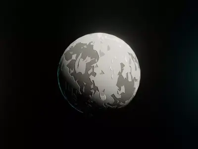 Stylized Solar System 2k 4k 8k Textures 25 Sci-Fi Music Tracks Low-poly 3D model