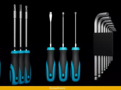 Ultimate Screwdriver Set 3D model