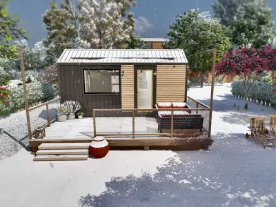 Tiny House TISA on  15m2 3D model