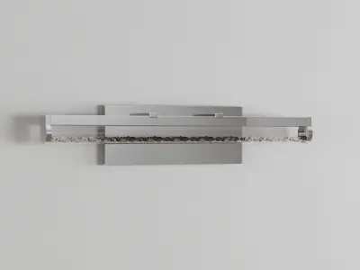 crystal led light 3D model
