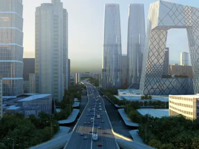 Beijing  China 3D model
